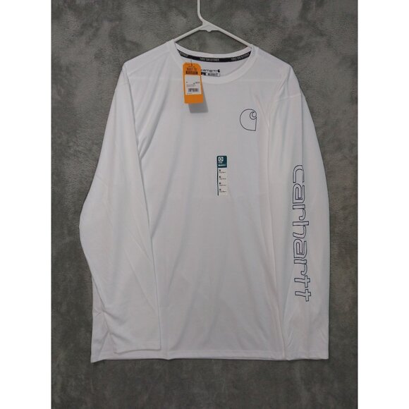 Carhartt Other - Carhartt Shirt Mens XL White Force Relaxed Fit Long Sleeve Sun Defender